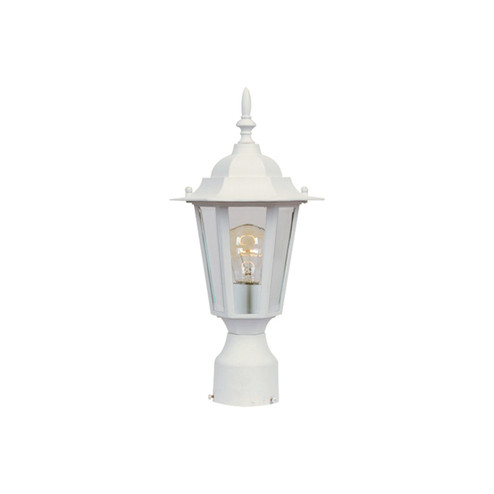 Builder Cast One Light Outdoor Pole/Post Lantern in White (16|3001CLWT)