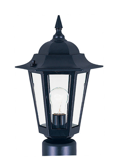 Builder Cast One Light Outdoor Pole/Post Lantern in Black (16|3001CLBK)