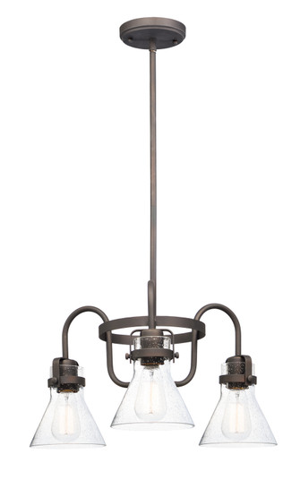 Seafarer Three Light Chandelier in Oil Rubbed Bronze (16|26116CDOI)