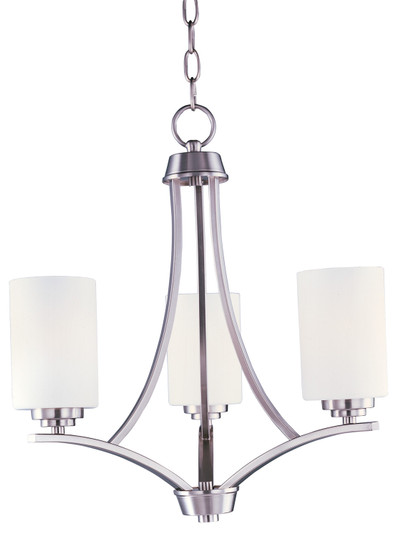 Deven Three Light Chandelier in Satin Nickel (16|20033SWSN)