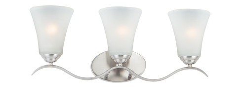 Vital Three Light Bath Vanity in Satin Nickel (16|12083FTSN)