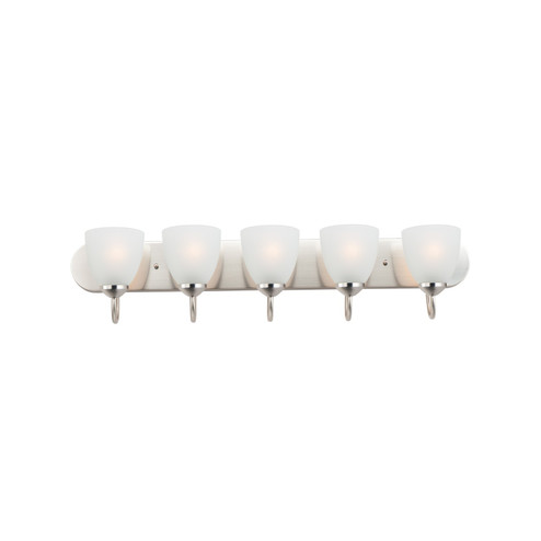Axis Five Light Bath Vanity in Satin Nickel (16|11385FTSN)