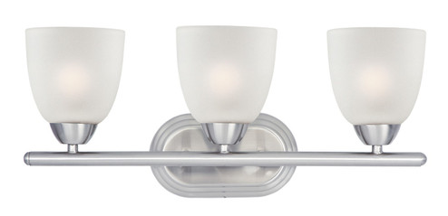 Axis Three Light Bath Vanity in Satin Nickel (16|11313FTSN)
