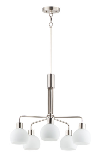 Coraline Five Light Chandelier in Satin Nickel (16|11277SWSN)