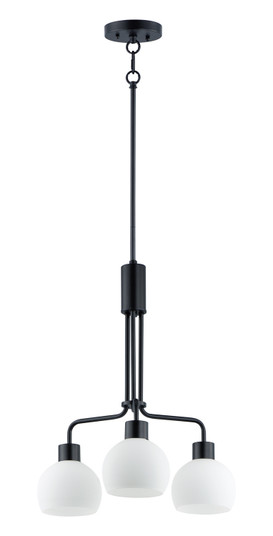 Coraline Three Light Chandelier in Black (16|11276SWBK)