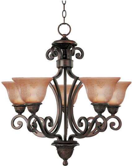 Symphony Five Light Chandelier in Oil Rubbed Bronze (16|11244SAOI)