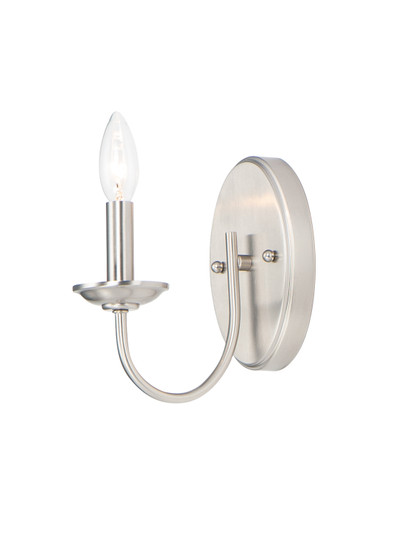 Logan One Light Wall Sconce in Satin Nickel (16|10351SN)