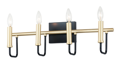 Sullivan Four Light Wall Sconce in Black / Gold (16|10254BKGLD)