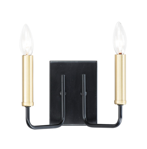 Sullivan Two Light Wall Sconce in Black / Gold (16|10252BKGLD) Sullivan Two Light Wall Sconce in Black / Gold (16|10252BKGLD)
