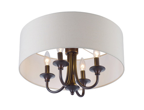Bongo Four Light Semi-Flush Mount/Pendant in Oil Rubbed Bronze (16|10013OMOI)