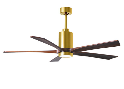 Patricia-5 60'' Ceiling Fan in Brushed Brass (101|PA5-BRBR-WA-60)