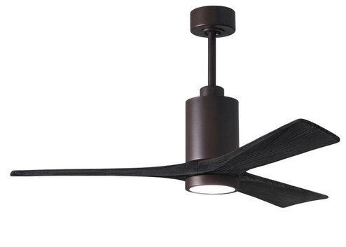 Patricia 52'' Ceiling Fan in Textured Bronze (101|PA3-TB-BK-52)