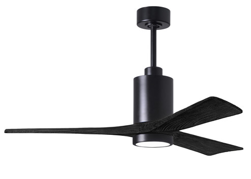 Patricia-3 52'' Ceiling Fan in Matte Black (101|PA3-BK-BK-52)