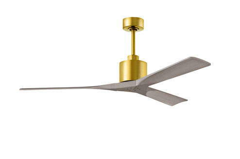 Nan 60'' Ceiling Fan in Brushed Brass (101|NK-BRBR-GA-60)