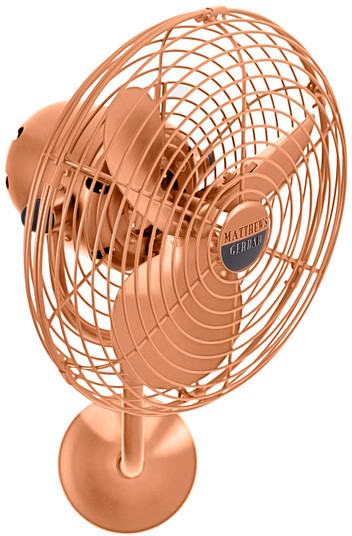 Michelle Parede 19'' Wall Fan in Brushed Copper (101|MP-BRCP-MTL)