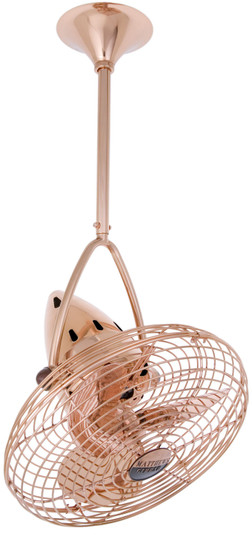 Jarold Direcional 13'' Ceiling Fan in Polished Copper (101|JD-CP-MTL)