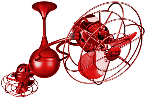 Italo Ventania Ceiling Fan in Rubi (101|IV-RED-MTL)