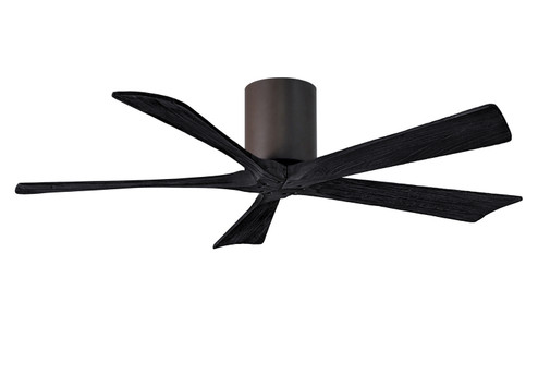 Irene-5H 52'' Ceiling Fan in Textured Bronze (101|IR5H-TB-BK-52)