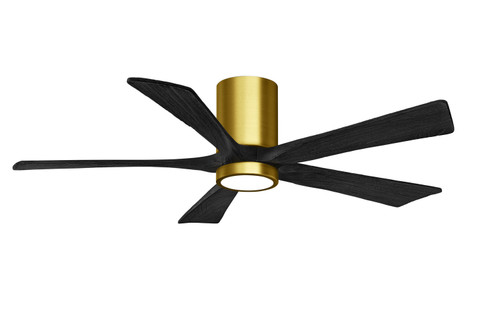 Irene 52''Ceiling Fan in Brushed Brass (101|IR5HLK-BRBR-BK-52)