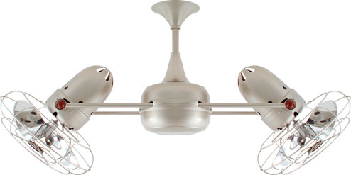 Duplo-Dinamico Ceiling Fan in Brushed Nickel (101|DD-BN-MTL-DAMP)