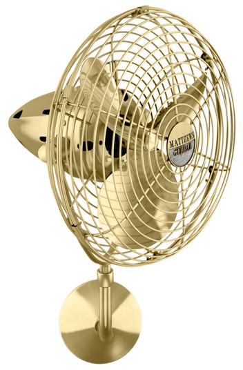 Bruna Parede 13'' Ceiling Fan in Brushed Brass (101|BP-BRBR-MTL)
