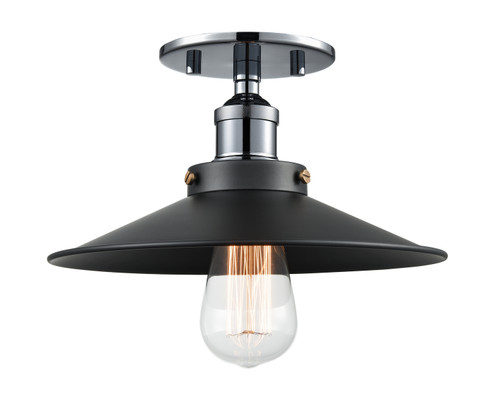 BULSTRODE'S WORKSHOP One Light Flush Mount in Chrome (423|X46111CHBK)
