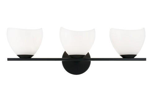 Uptowne Three Light Vanity in Black (423|S04203BKOP)