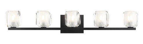 Carleton Five Light Wall Sconce in Matte Black (423|S04105MB)