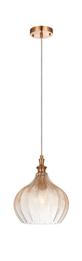 Renity One Light Pendant in Aged Gold Brass (423|C80102AG)