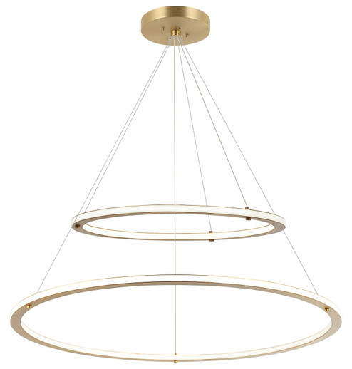 VICTORIA LED Pendant in Brushed Gold (423|C66164BG)