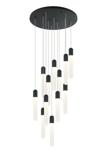 Aydin LED Pendant in Matte Black (423|C65812MB)