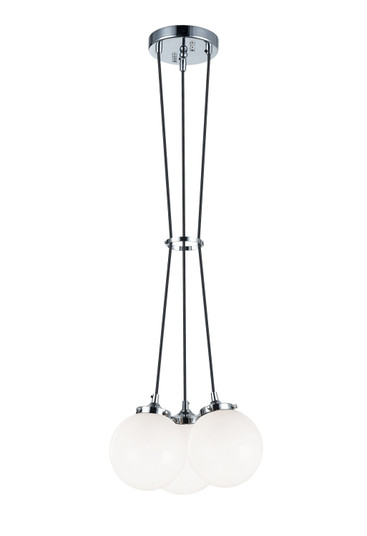 The Bougie Three Light Pendant in Chrome (423|C63003CHOP)