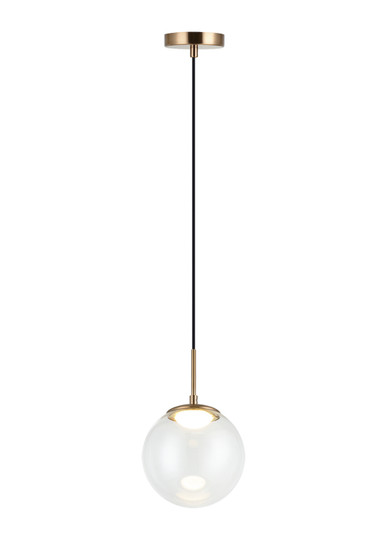 Boble LED Pendant in Aged Gold Brass (423|C61311AGCL)