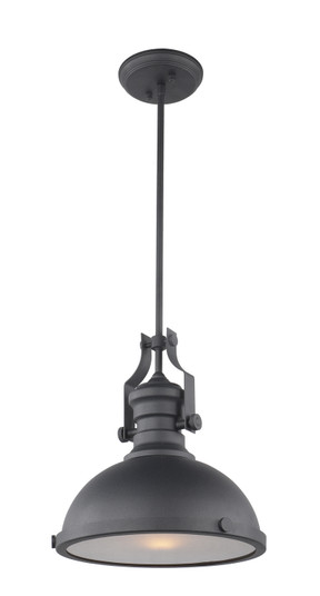 CRESSWELL SERIES One Light Pendant in Matte Black (423|C53802MB)
