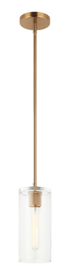 LINCOLN One Light Pendant in Aged Gold Brass (423|C32501AG)