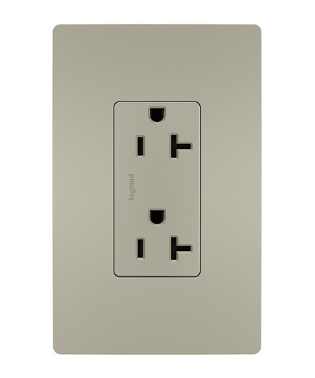 radiant Spec Grade 20A Tamper-Resistant Receptacle in Nickel (246|TR26352RNICC6)
