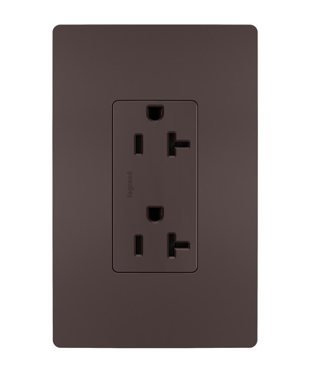 radiant Spec Grade 20A Tamper-Resistant Receptacle in Dark Bronze (246|TR26352RDBCC6)