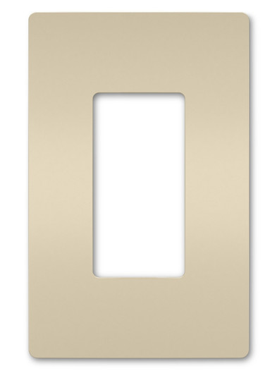 radiant One-Gang Screwless Wall Plate in Light Almond (246|RWP26LA)