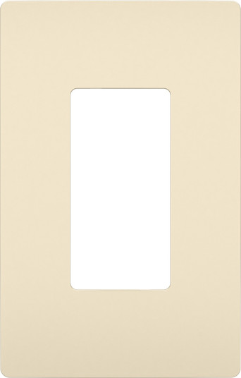 radiant One-Gang Screwless Wall Plate in Light Almond (246|RWP26LA)