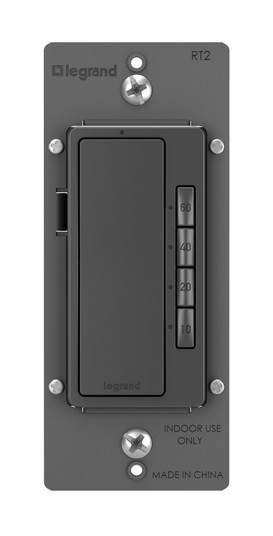 radiant 4-Button Digital Timer in Black (246|RT2BK)