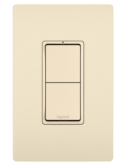 radiant Two Single-Pole Switches in Light Almond (246|RCD11LA)