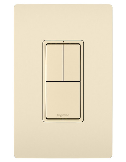 radiant Two Single-Pole Switches and Single Pole/3-Way Switch in Light Almond (246|RCD113LA)