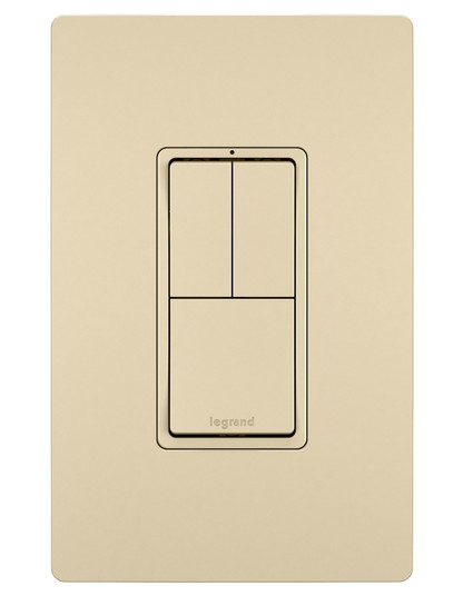 radiant Two Single-Pole Switches and Single Pole/3-Way Switch in Ivory (246|RCD113I)