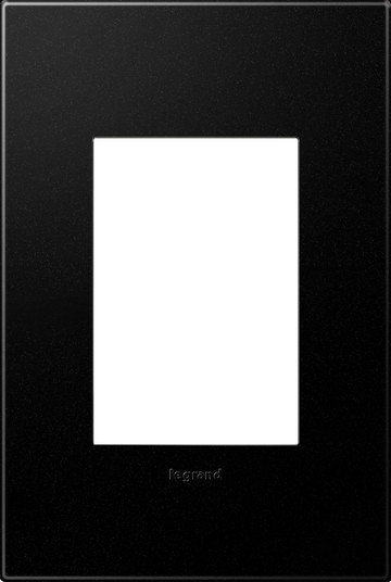 adorne One-Gang-Plus Screwless Wall Plate with Microban in Graphite (246|AWP1G3GR4)