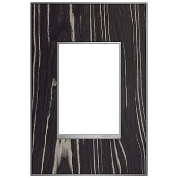 adorne One-Gang-Plus Screwless Wall Plate in Macassar (246|AWM1G3MA4)