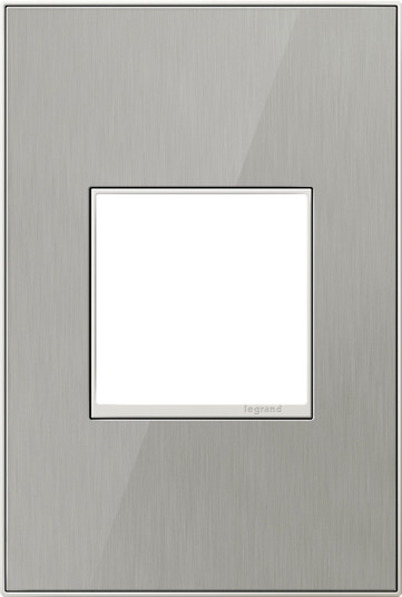 Adorne Gang Wall Plate in Brushed Stainless (246|AWM1G2MS4)