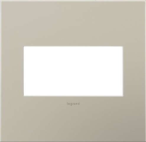 Adorne Two-Gang Screwless Wall Plate in Nickel (246|AWC2GSN4)