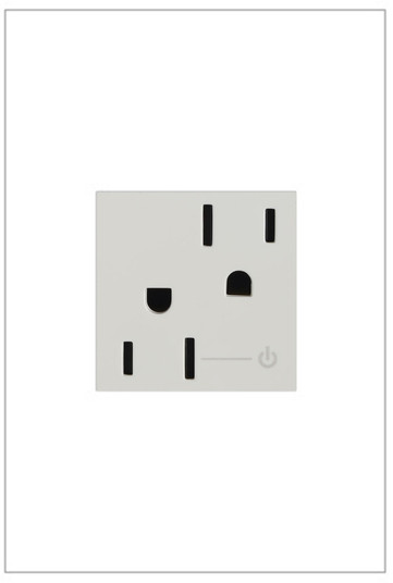 adorne 15A Tamper-Resistant Half-Controlled Outlet in White (246|ARCH152W10)