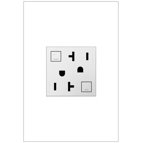 Adorne Duplex Self-Test GFCI Receptacles in White (246|AGFTR2202W4)