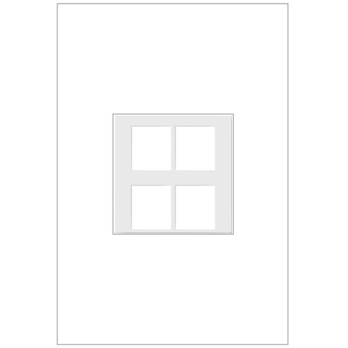 Adorne 4-Port Frame in White (246|AC4PFW1)